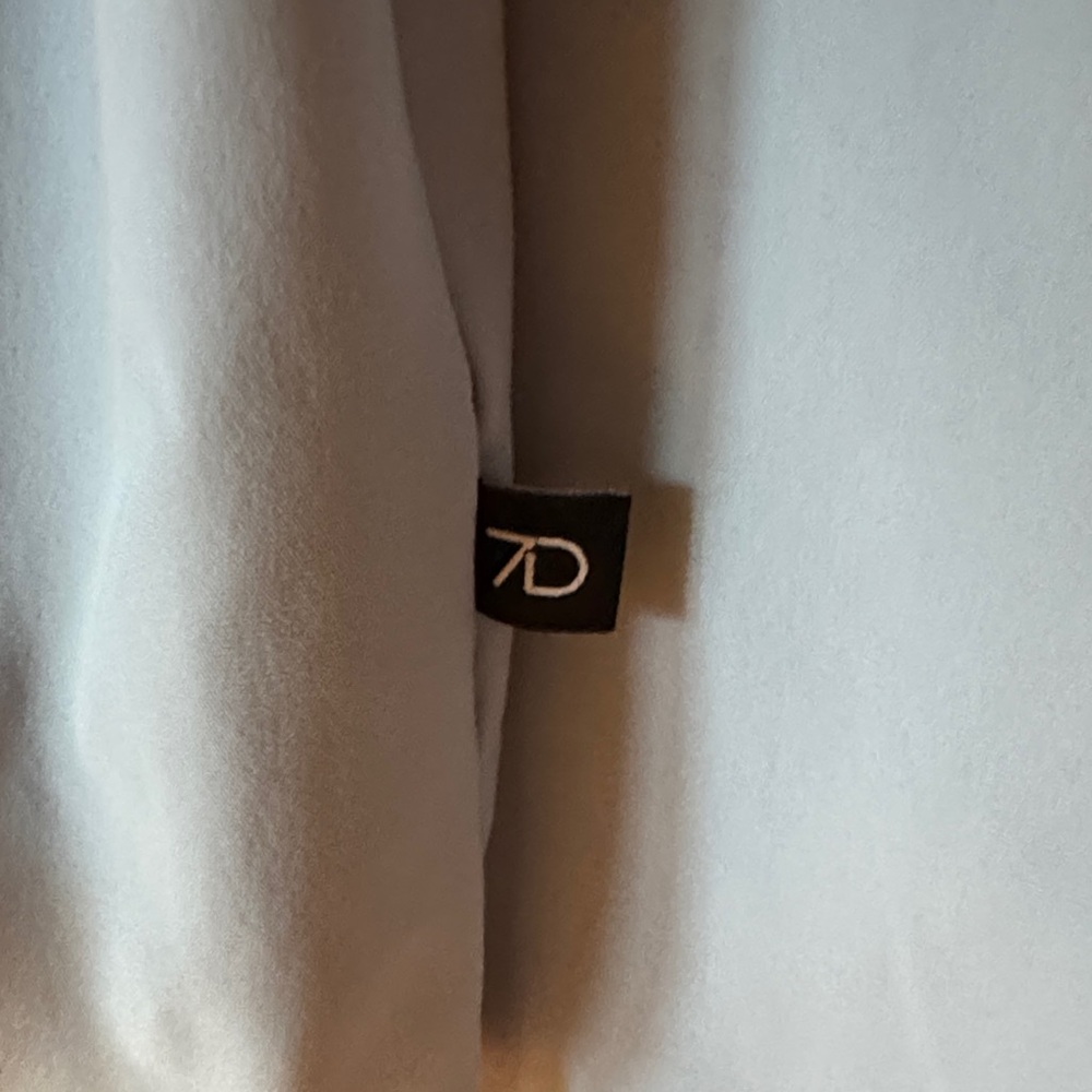 7 Diamonds Light Blue Short Sleeve Button-Down Shirt - Picture 4 of 4
